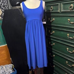 Vera Wang Royal Blue Midi Dress